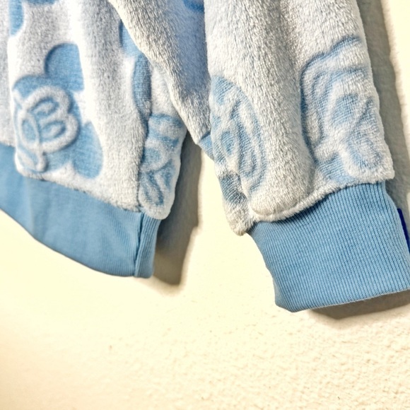 Disney Mickey Mouse Sherpa fleece light blue sweater size XL NWT - Picture 6 of 9
